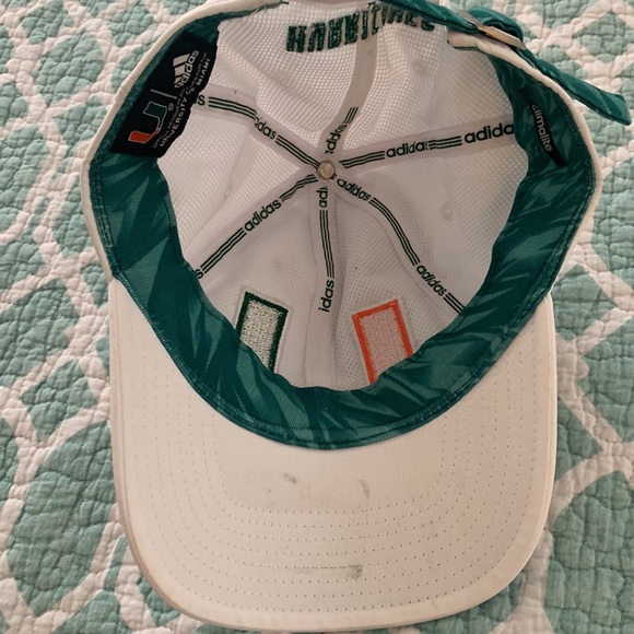 Adidas Miami Hurricanes Dad Hat - Picture 4 of 4
